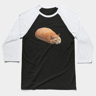 Cat Loaf Kitty Kitten Bread Breadloaf Cats Funny Baseball T-Shirt